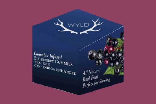 The elderberry CBN and THC sleep gummies from Wyld in Marina Del Rey at Highway Cannabis Dispensary