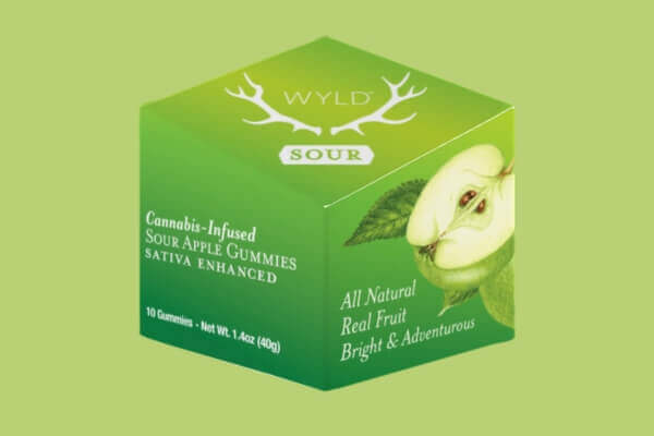 Sour Apple Sativa Wyld Gummies in Marina Del Rey from Highway Cannabis Dispensary